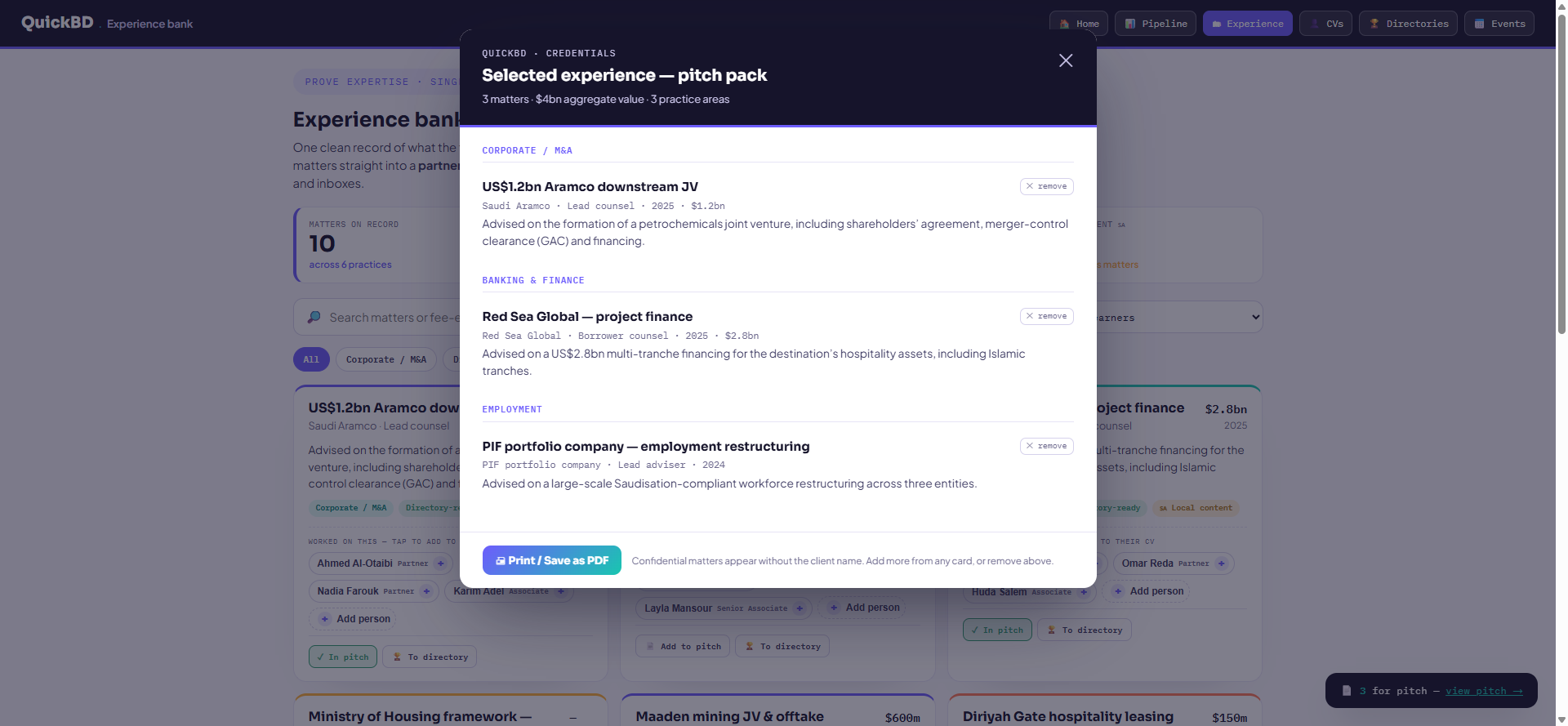 Pitch Builder